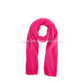 Girl's Knitted Pointelle Warm Scarf